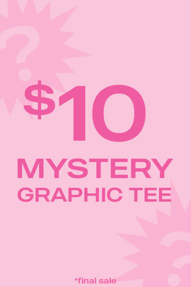 $10 Mystery Graphic Tee FINAL SALE