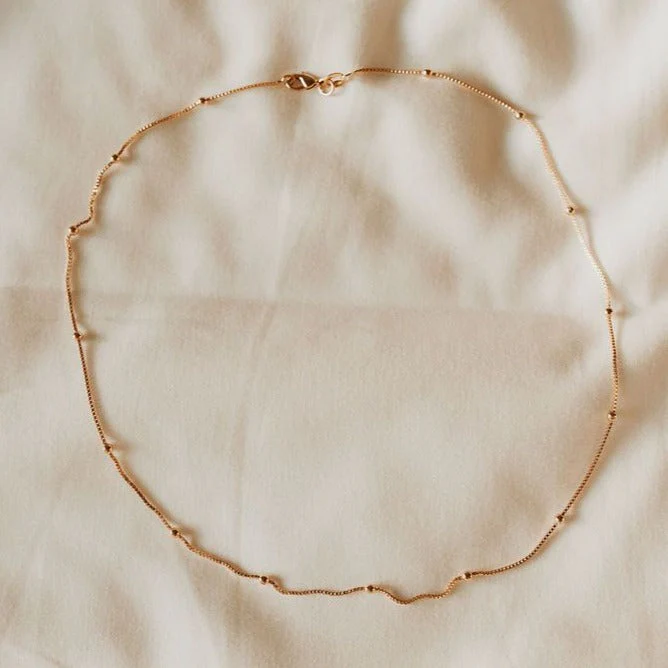 Annie Gold Filled Satellite Necklace
