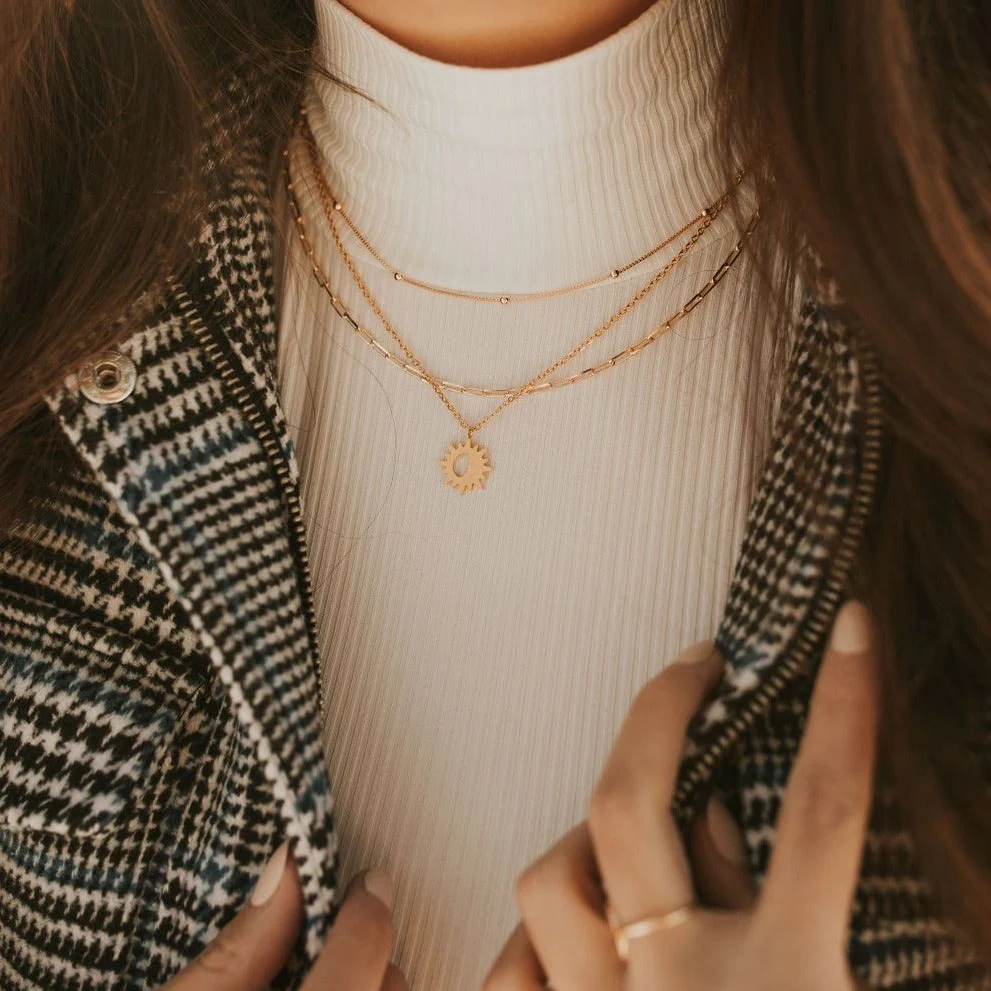 Annie Gold Filled Satellite Necklace - Image 4