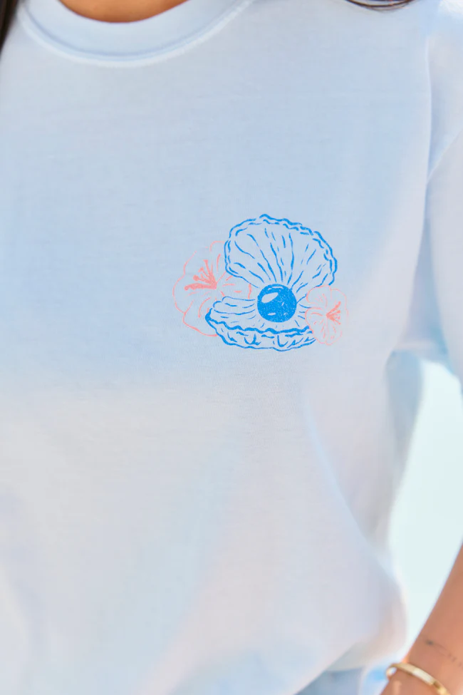 Apres Sea Light Blue Graphic Tee - Image 5