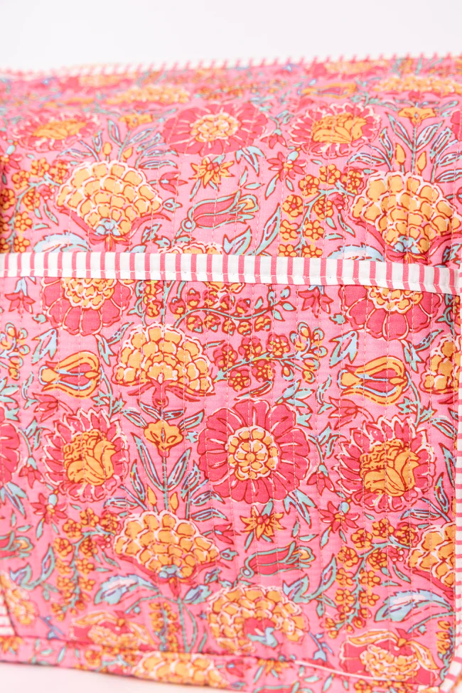 Avery Pink Floral Quilted Tote DOORBUSTER - Image 5