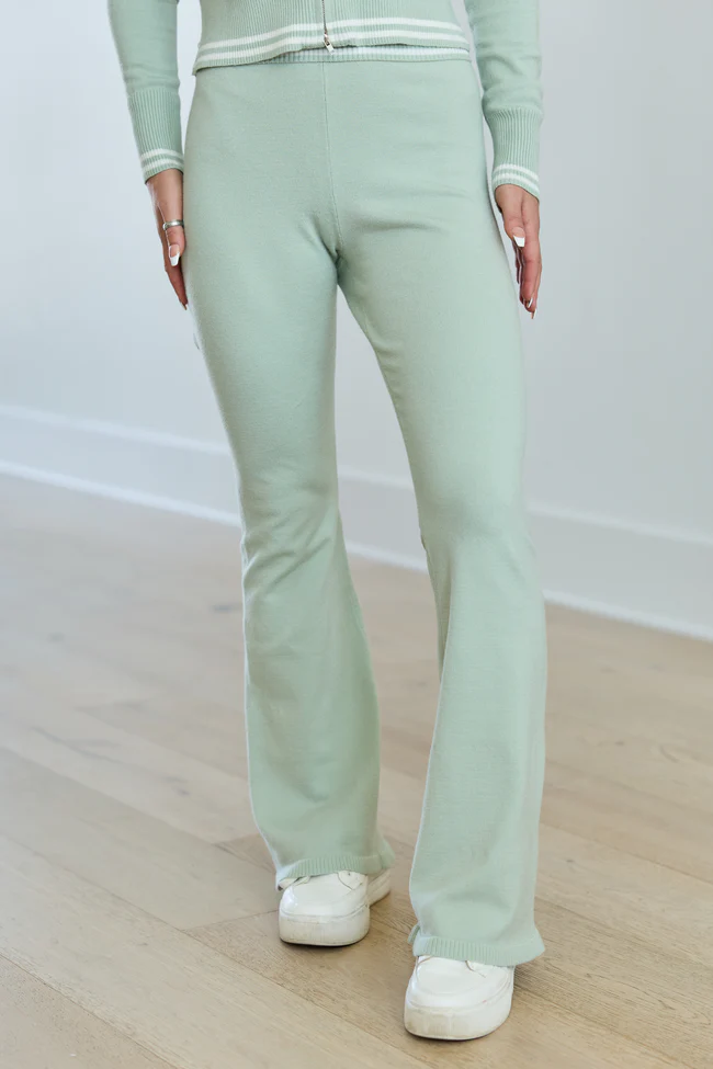 Bailey Sage Striped Lounge Pants FINAL SALE - Image 2