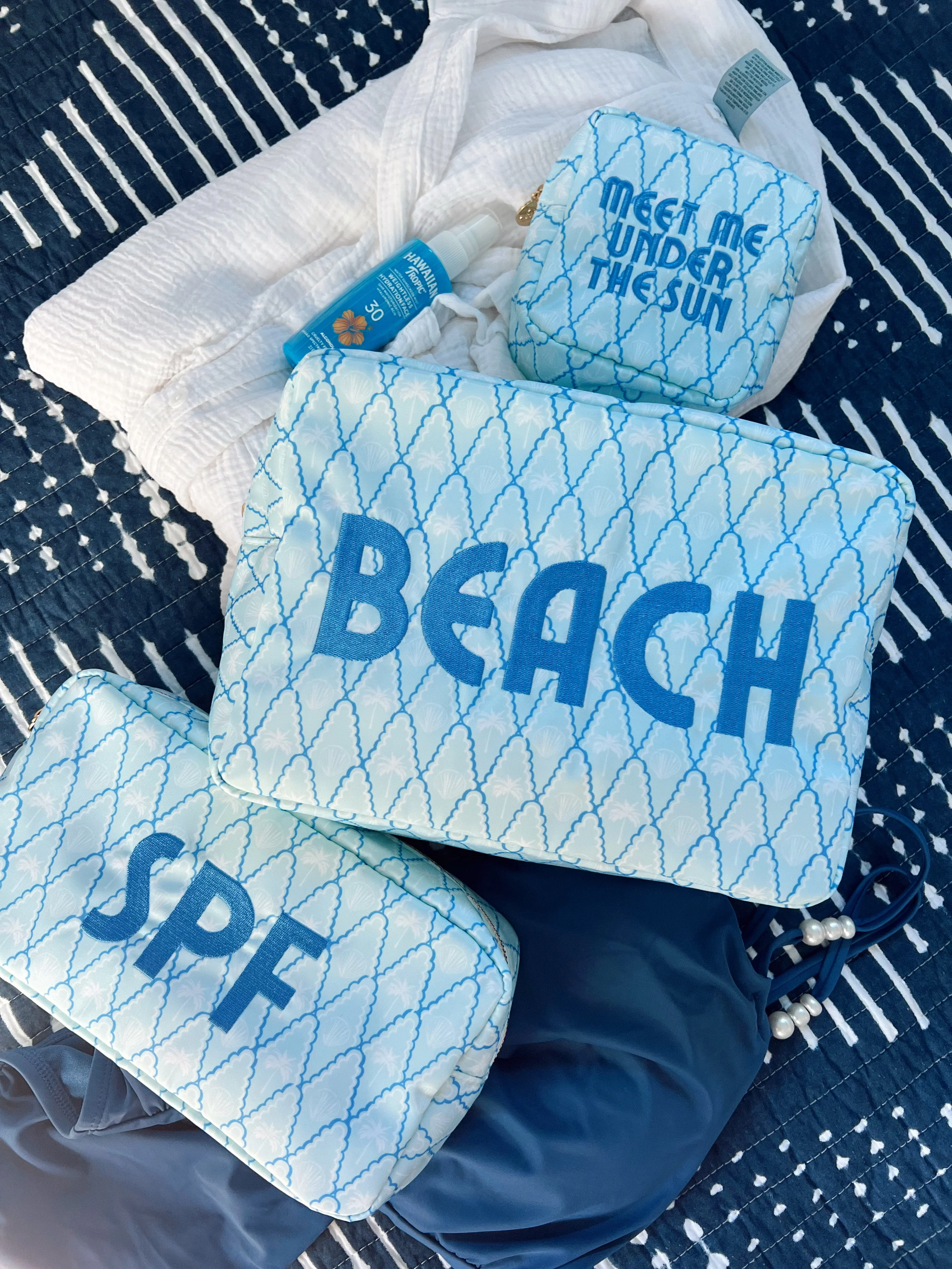 KenzKustomz Blue Palms XL Bag - Beach - Image 6
