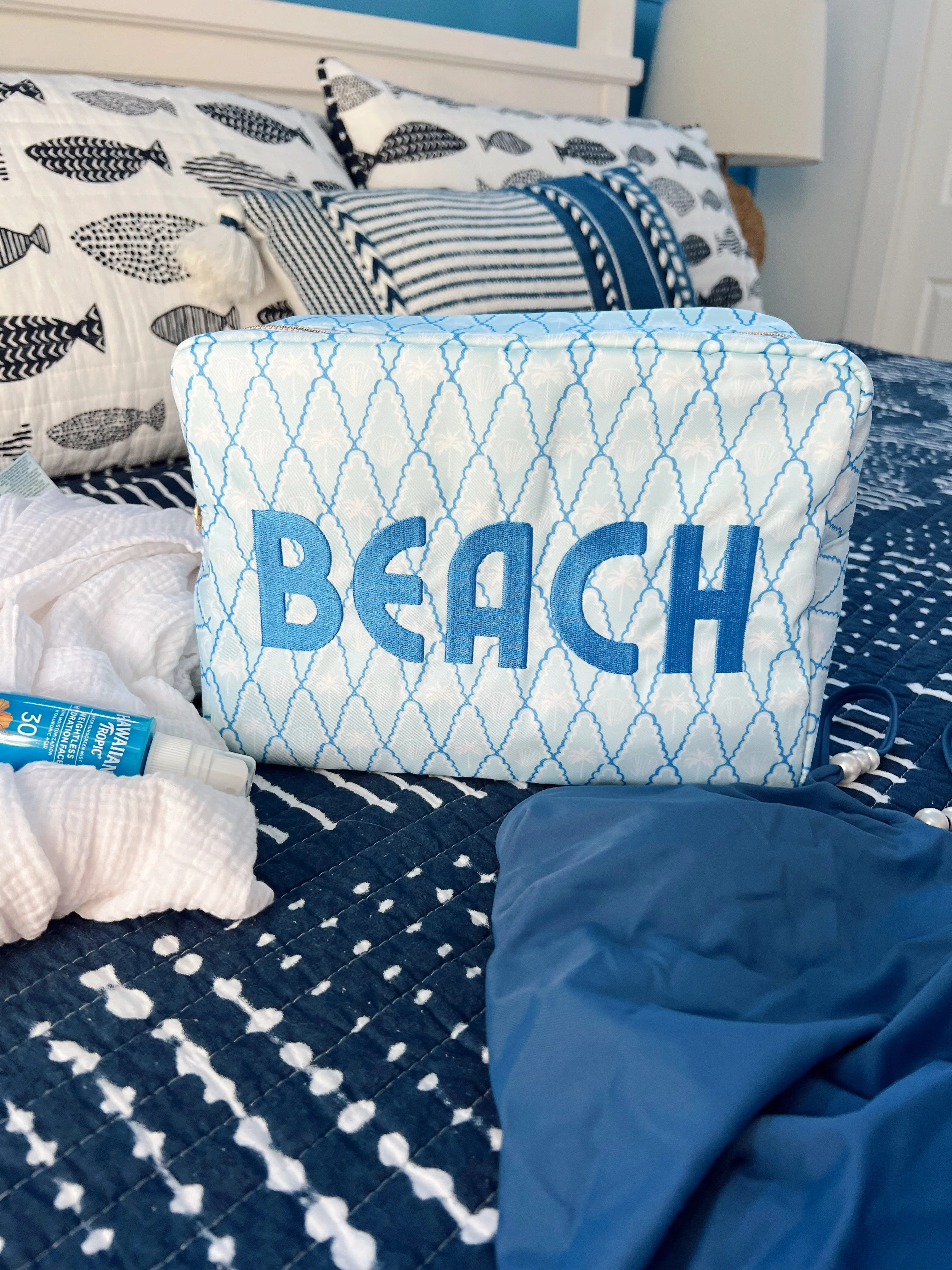 KenzKustomz Blue Palms XL Bag - Beach - Image 7