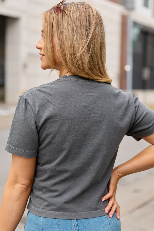 Bridges I Burn Dark Grey Boxy Graphic Tee - Image 5