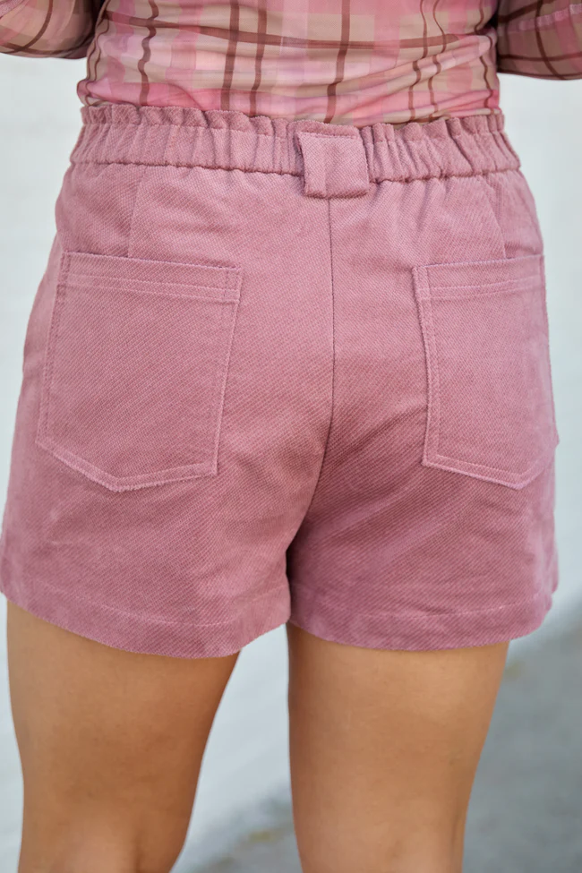 Brooke Mauve Corduroy Skort FINAL SALE - Image 4