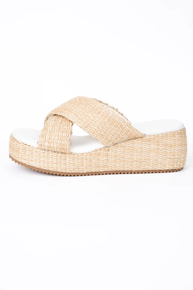Clementine Tan Cross Platform Sandals - Image 6