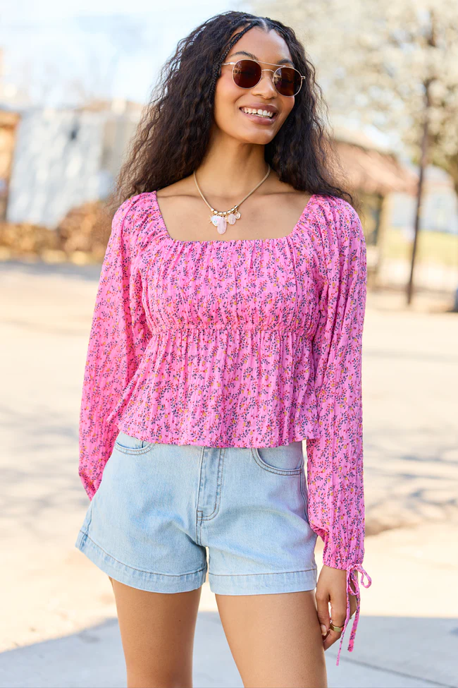 Come As You Are Light Wash Relaxed Fit Denim Shorts - Image 3