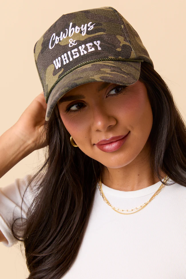 Cowboy & Whiskey Baseball Cap FINAL SALE - Image 5