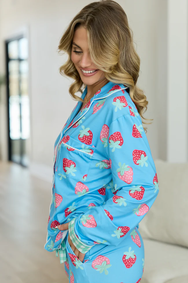 Cozy Crush Long Sleeve Pajama Top - Berry Bliss DOORBUSTER - Image 3