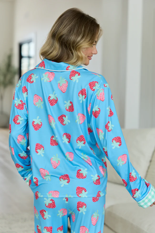 Cozy Crush Long Sleeve Pajama Top - Berry Bliss DOORBUSTER - Image 4