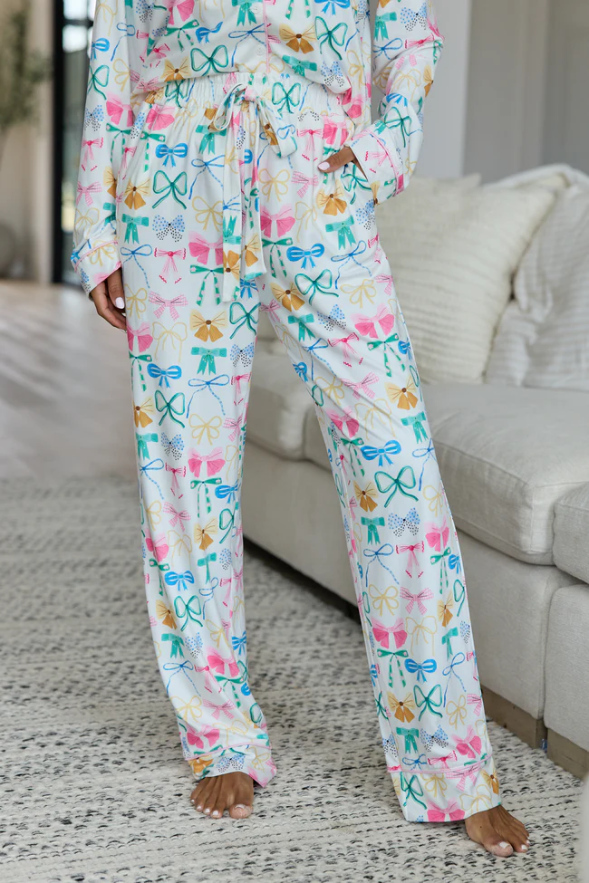 Cozy Crush Pajama Pants - Take A Bow Multi Pastel DOORBUSTER - Image 2