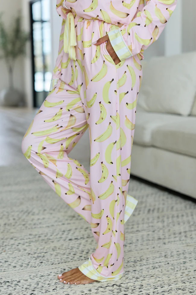 Cozy Crush Pajama Pants - Banana Bliss FINAL SALE - Image 3