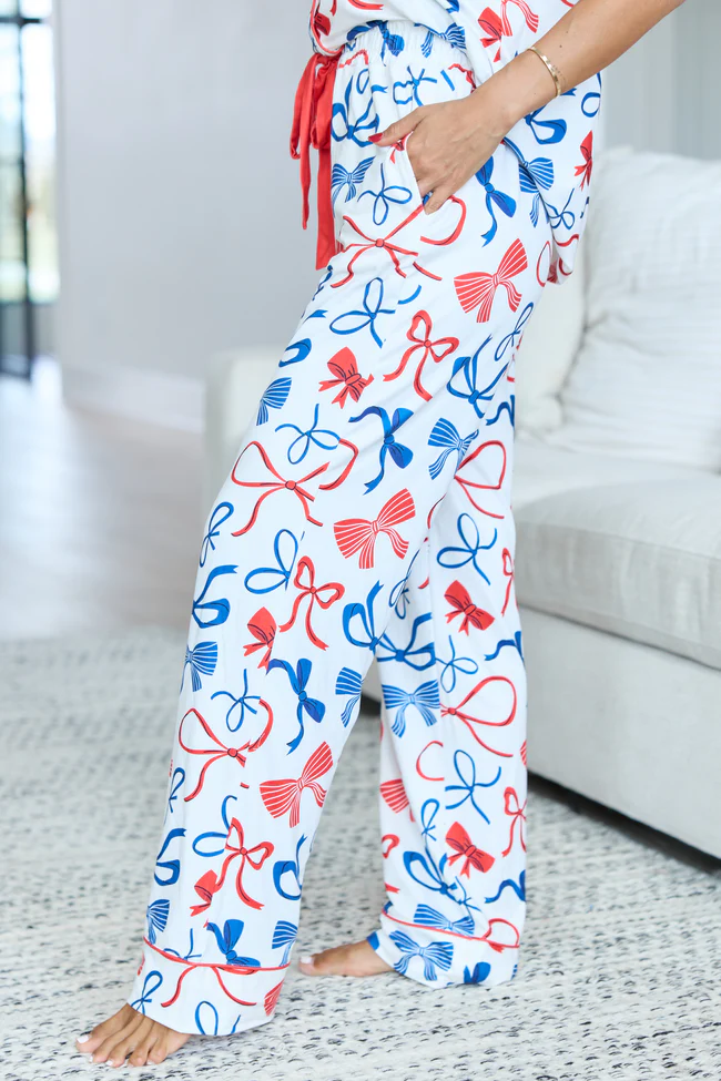 Cozy Crush Pajama Pants - Dawn's Early Light Bow DOORBUSTER - Image 5
