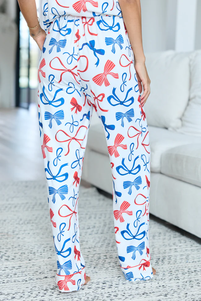 Cozy Crush Pajama Pants - Dawn's Early Light Bow DOORBUSTER - Image 6