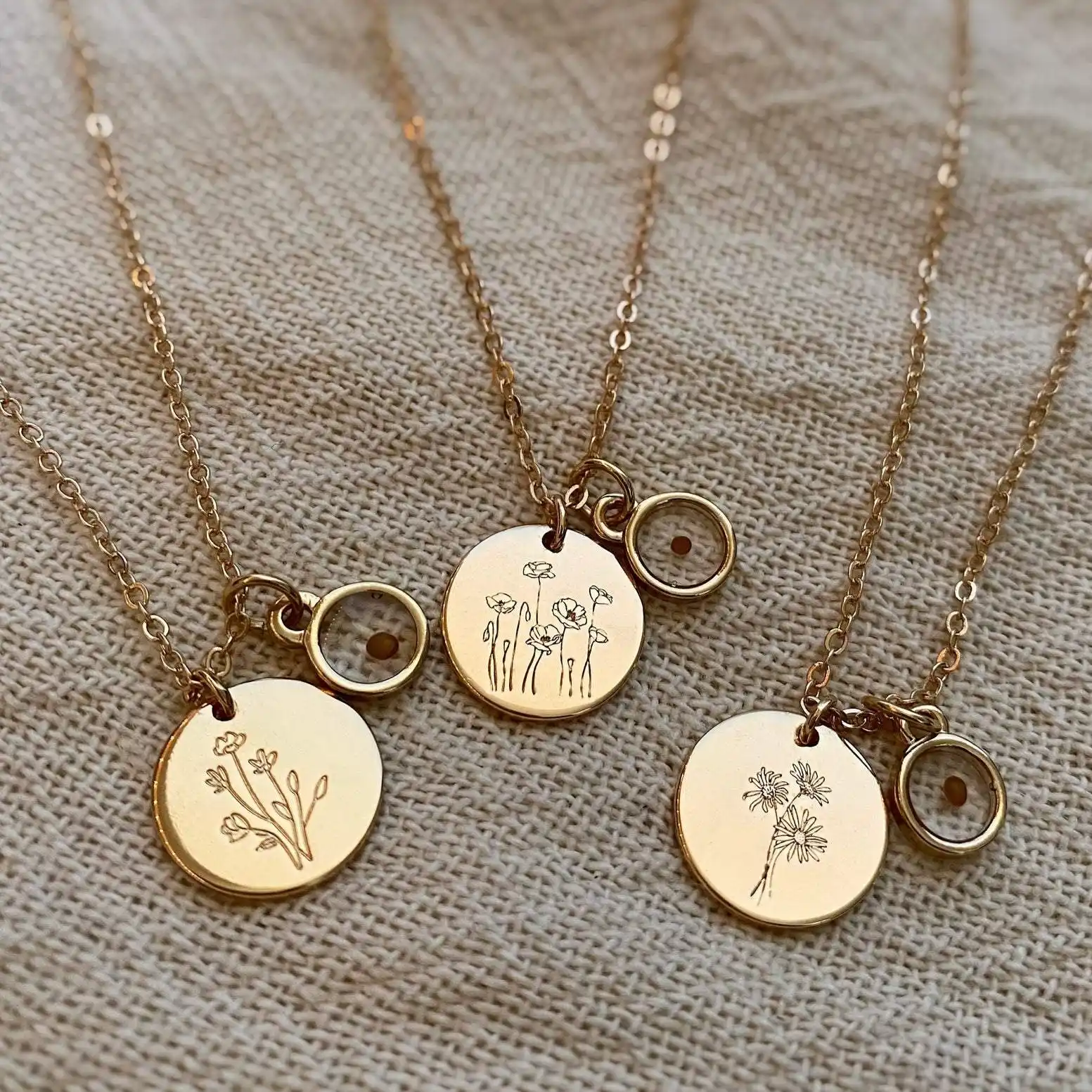 Daisy Necklace with Mustard Seed - Image 4