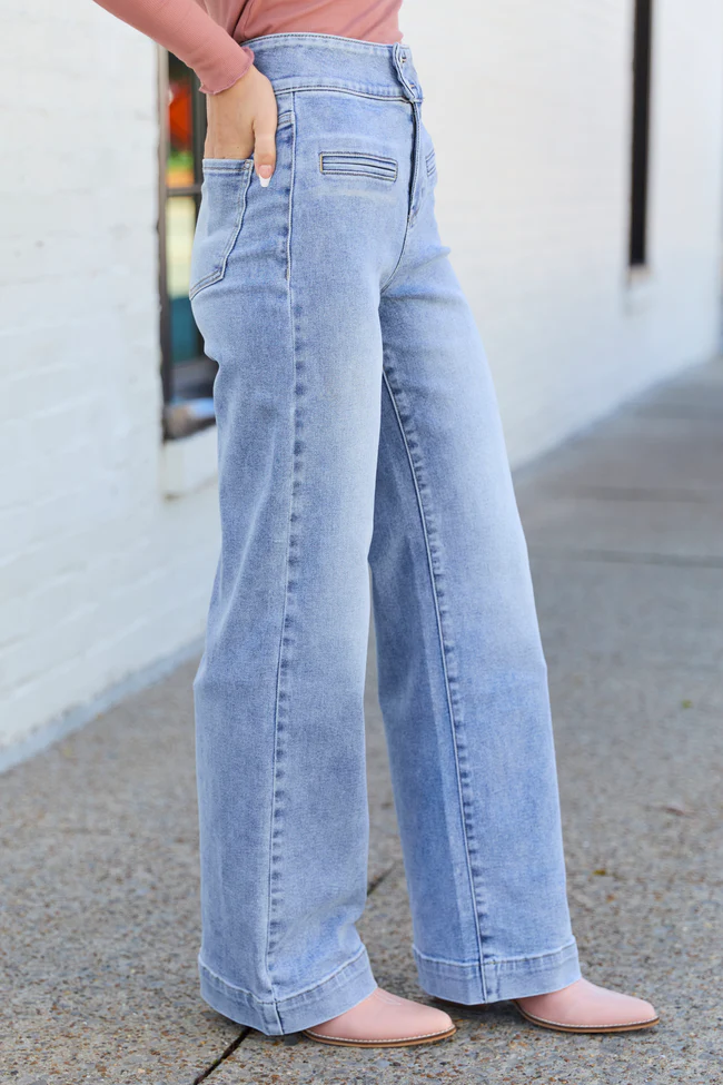 Denali High Waisted Straight Leg Jeans FINAL SALE - Image 3