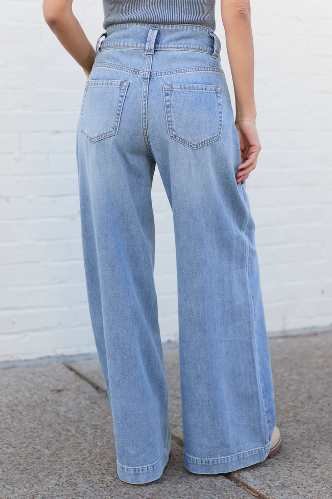 Desiree High Rise Wide Leg Jeans - Image 4