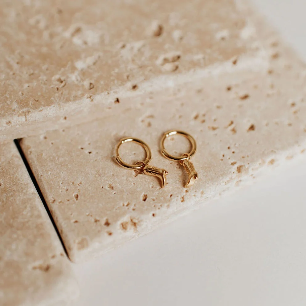 Dolly Boot Hoop Earrings