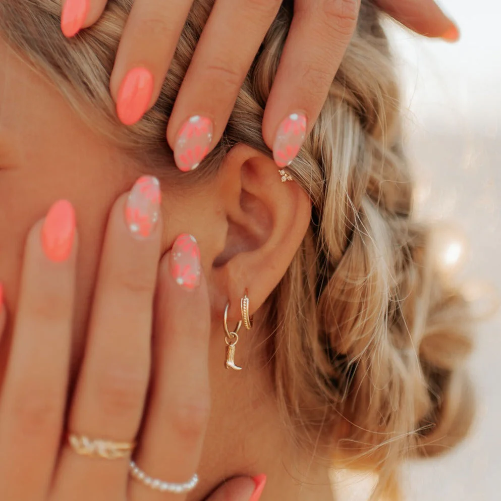 Dolly Boot Hoop Earrings - Image 5