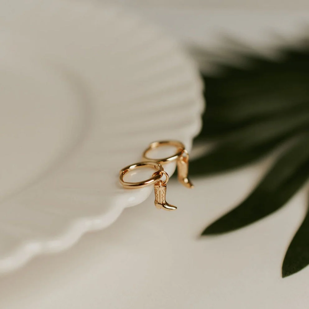Dolly Boot Hoop Earrings - Image 6