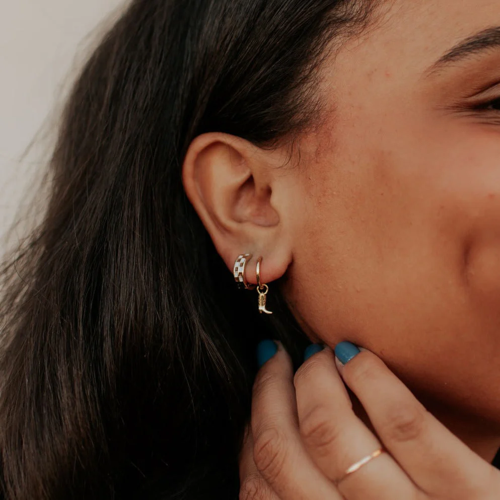 Dolly Boot Hoop Earrings - Image 9