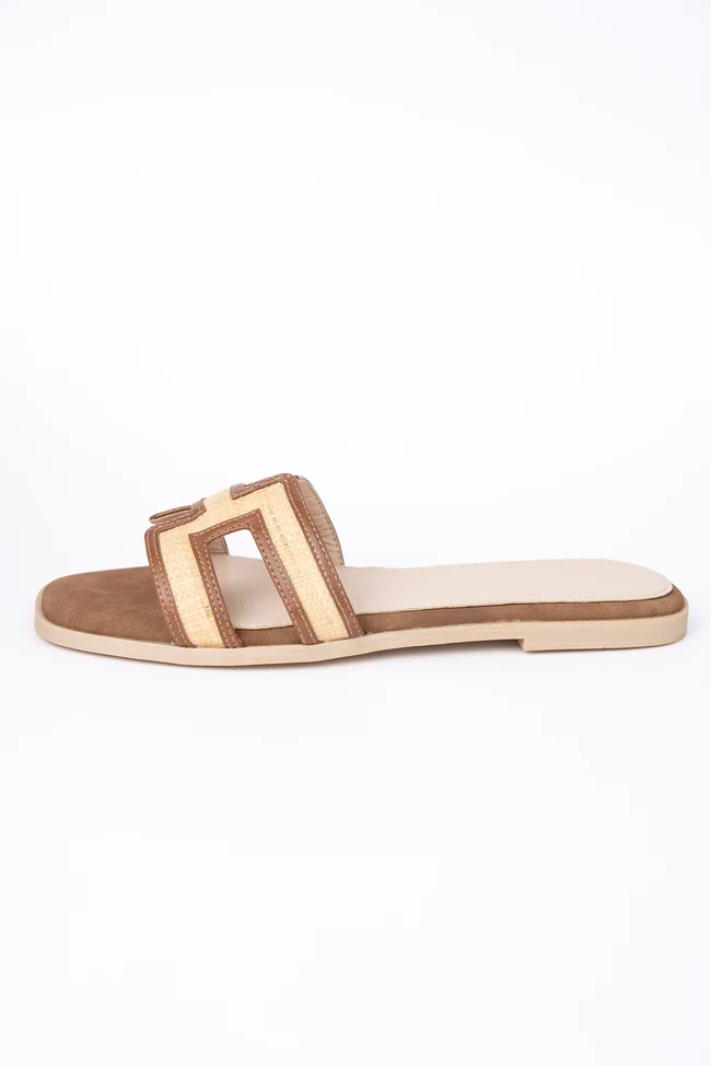 Ena Brown Sandals SALE - Image 4