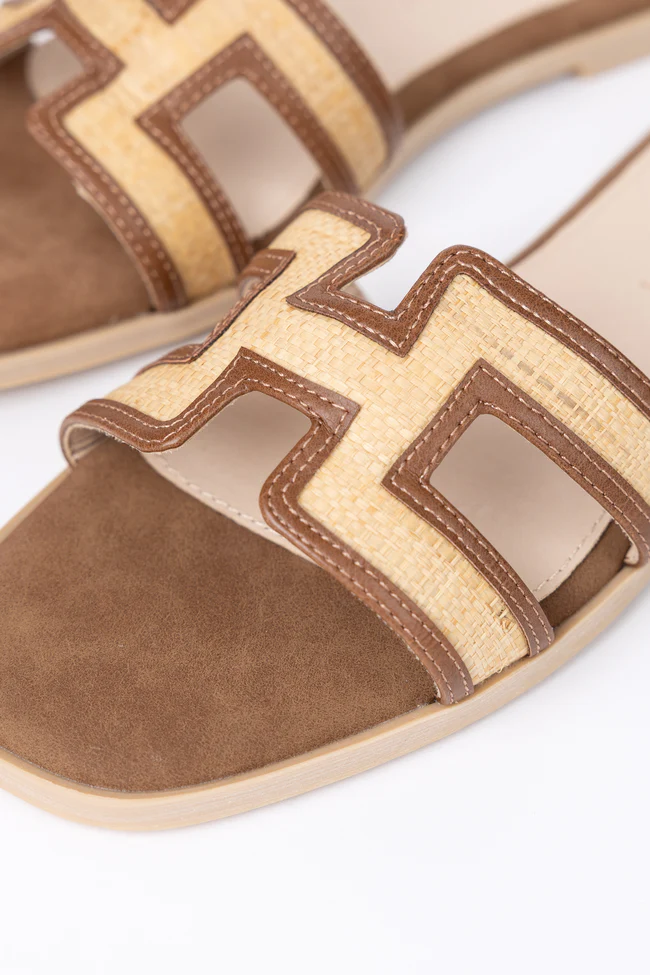 Ena Brown Sandals SALE - Image 5