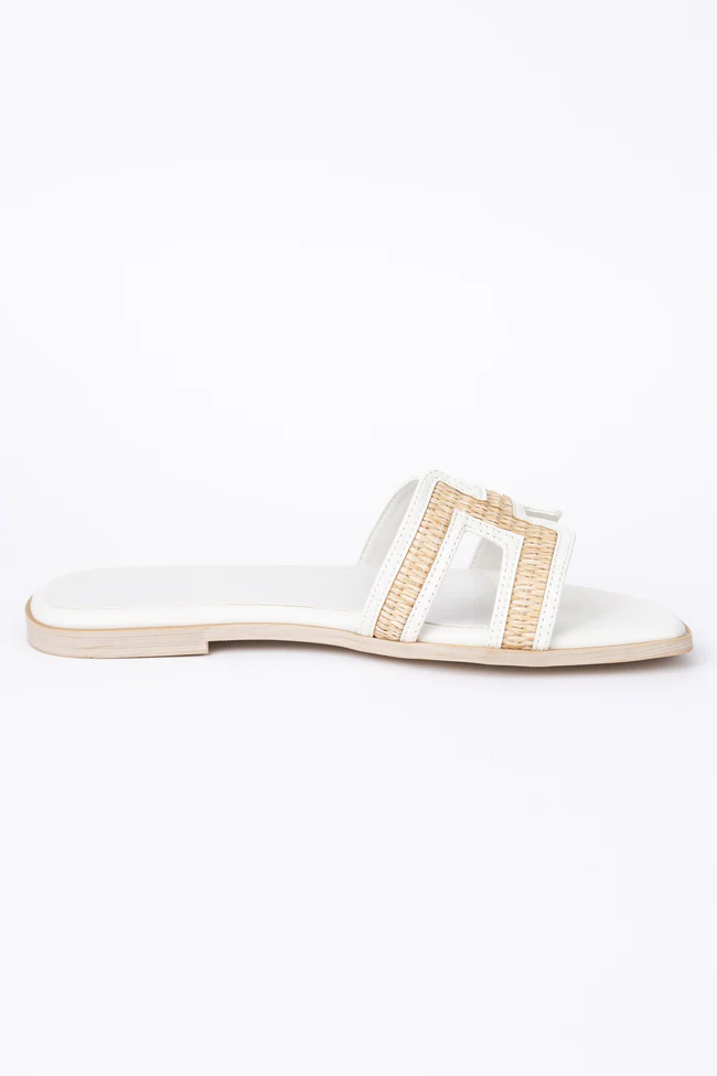 Ena White Sandals - Image 5