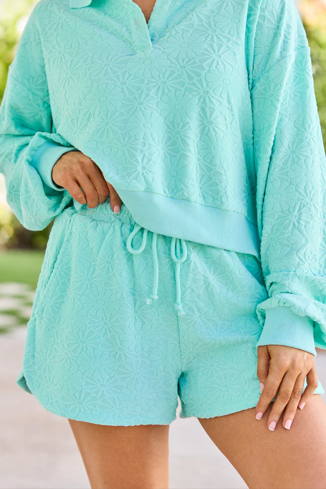Hammock Haven Mint Textured Terry Knit Set SALE - Image 6