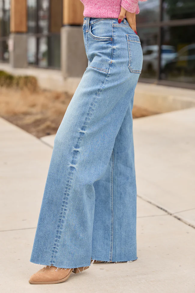 Harper Wide Leg Jeans - Image 3