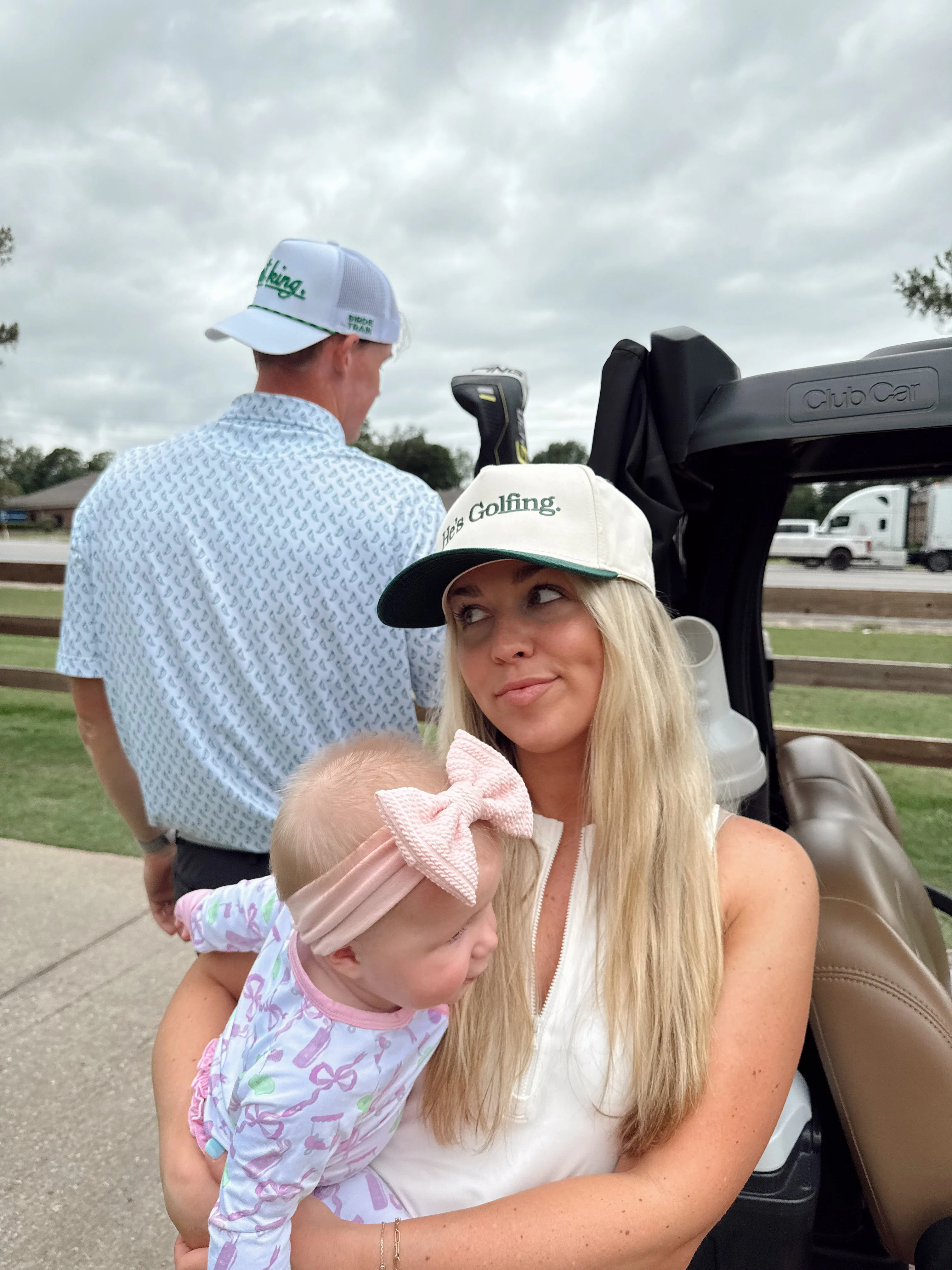 KenzKustomz Green Vintage Trucker Hat - He's Golfing - Image 4