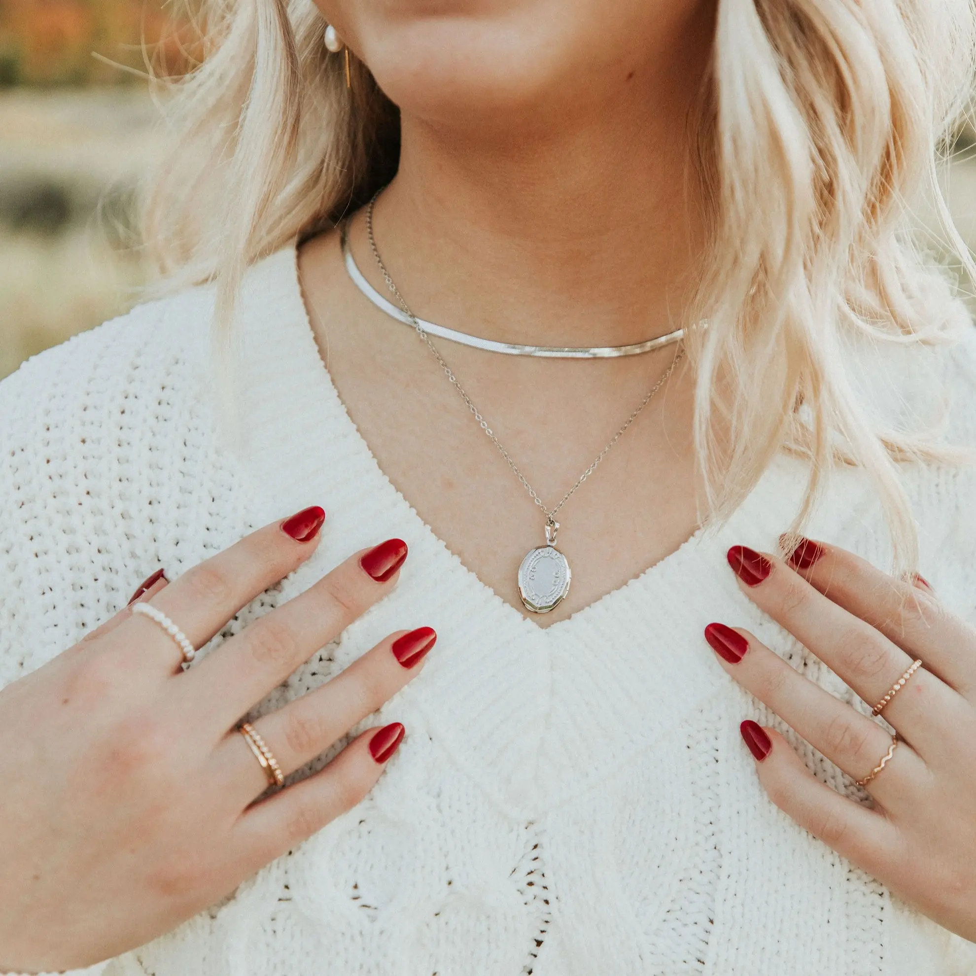 Isabelle Locket Necklace - Image 10