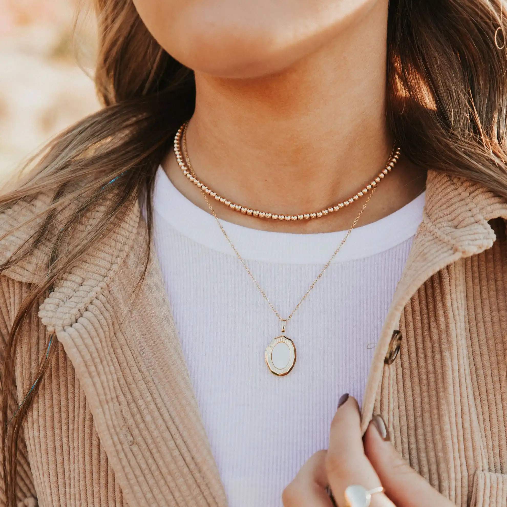 Isabelle Locket Necklace - Image 2