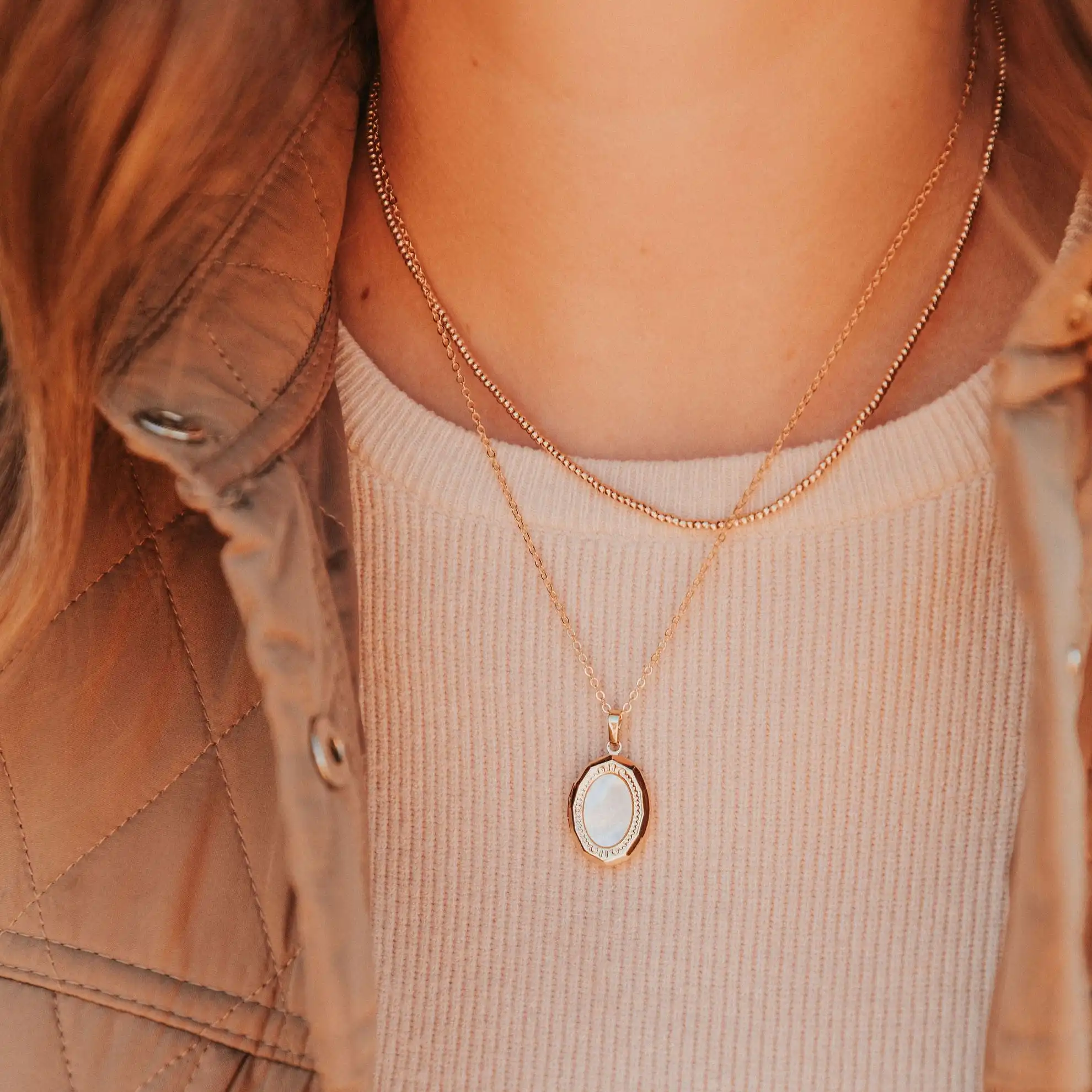 Isabelle Locket Necklace - Image 8