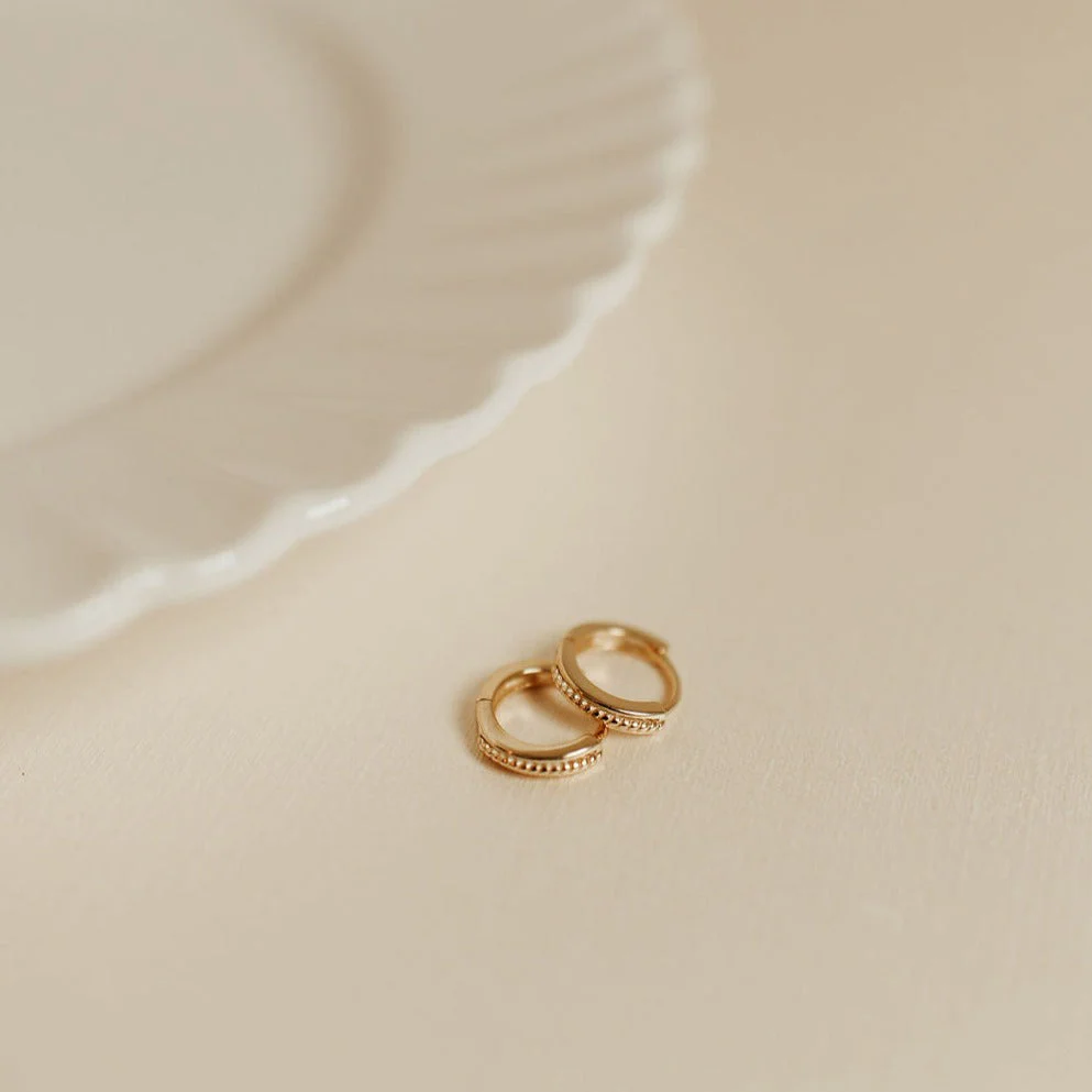 Jolene Braided Rope Hoop Earrings - Image 4
