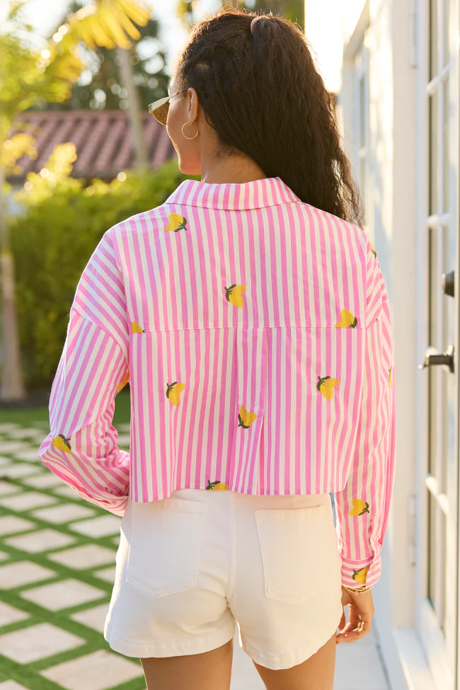 Kamri Embroidered Lemon Top SALE - Image 5