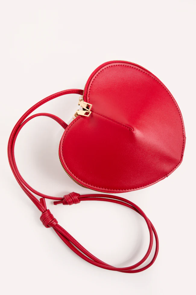 Kelsey Red Heart Handbag FINAL SALE