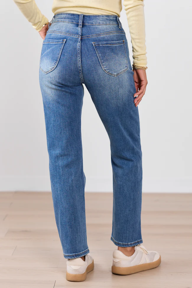 Kendall Seamed Straight Leg Jeans FINAL SALE - Image 5