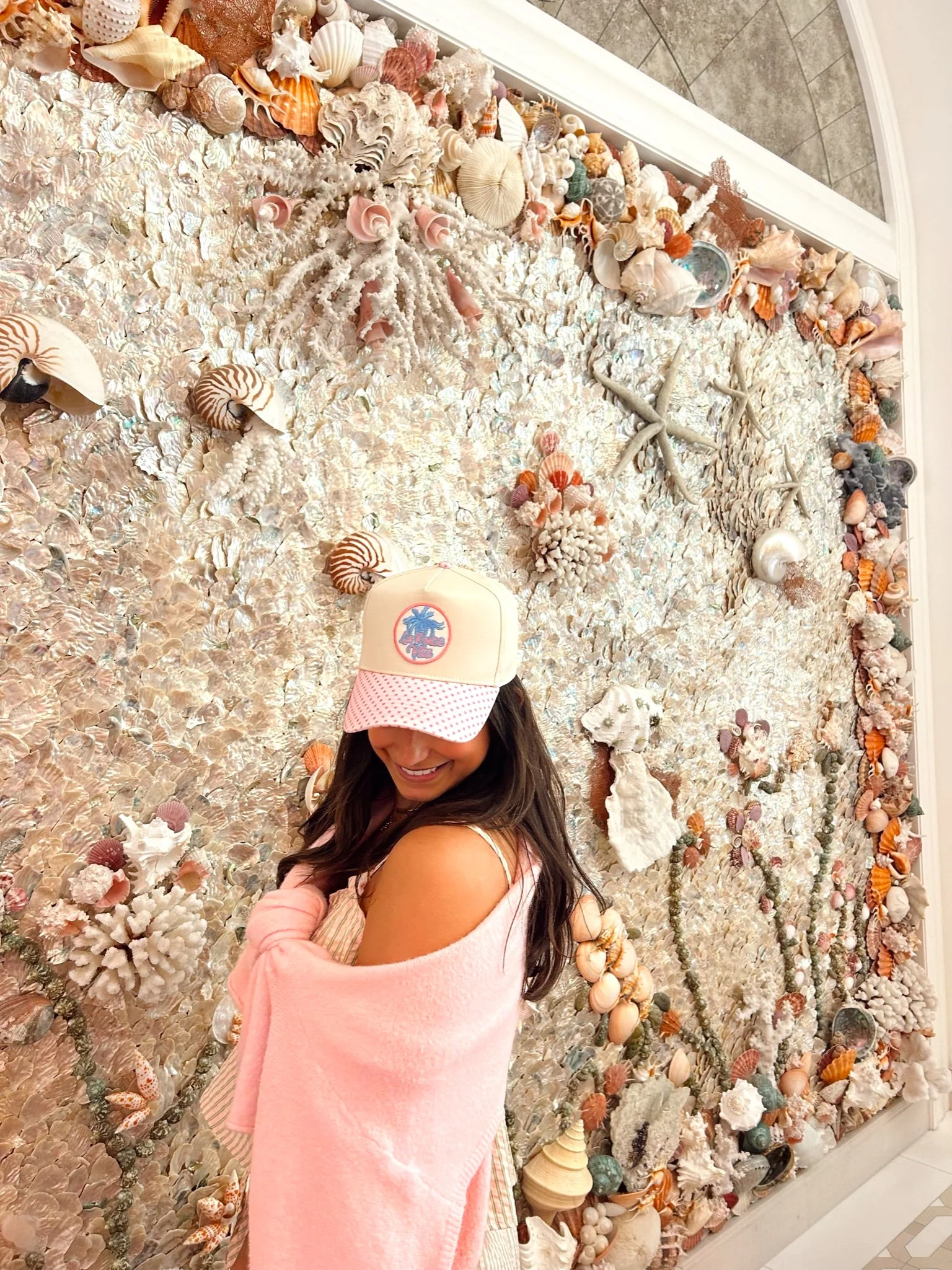 KenzKustomz Pink Polka Dot Trucker Hat - La Dolce Vita - Image 2