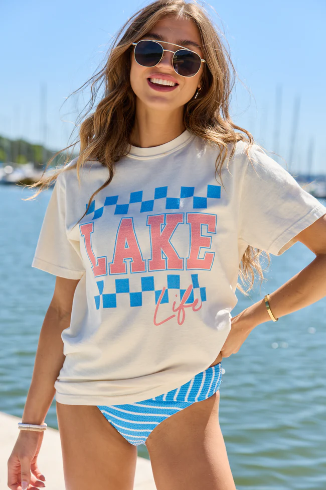 Lake Life Ivory Graphic Tee - Image 3