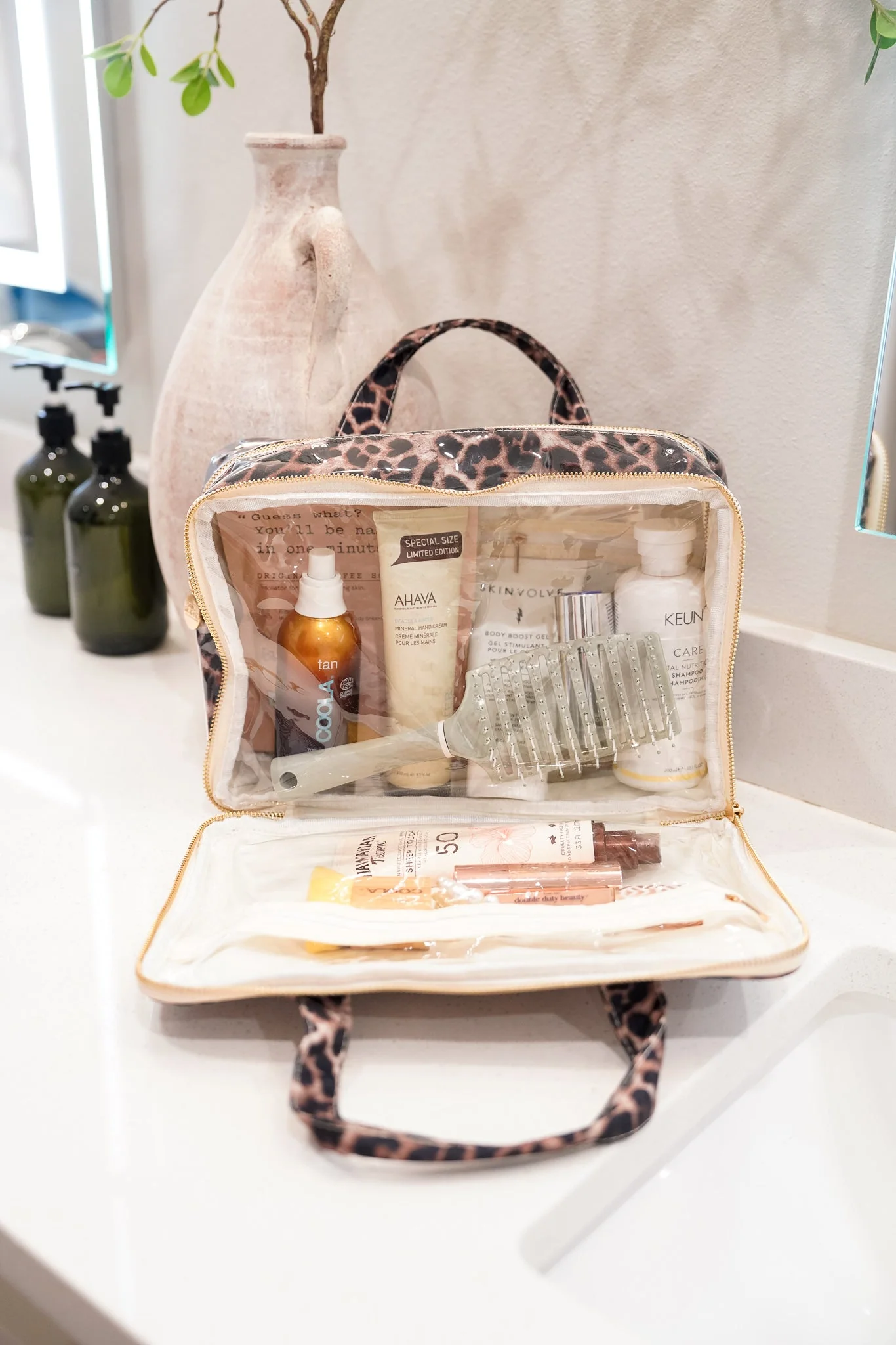 KenzKustomz Clear Coat Toiletry Case - Leopard - Image 3