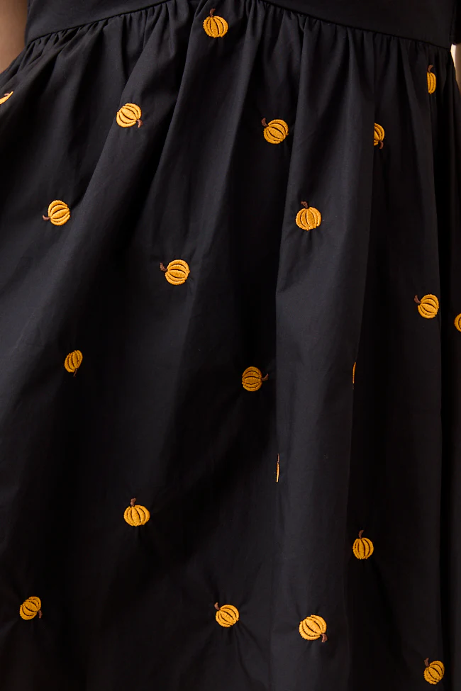 Linsy Black Pumpkin Puff Sleeve Mini Dress FINAL SALE - Image 5