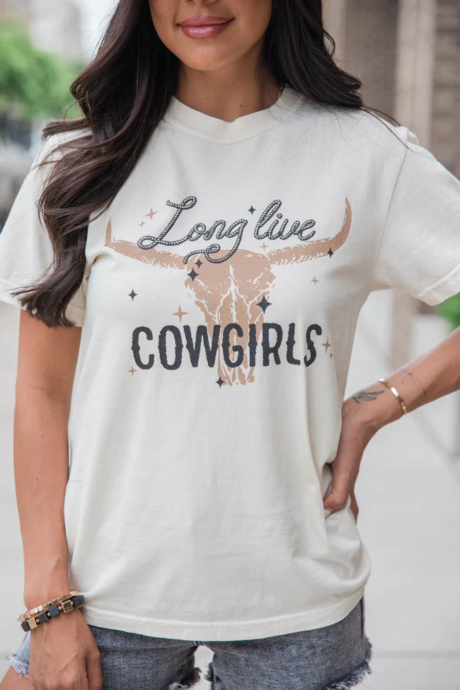 Long Live Cowgirls Ivory Graphic Tee - Image 2