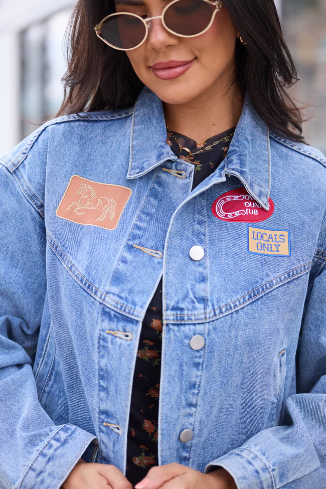 Lorelei Patches Denim Jacket FINAL SALE - Image 3