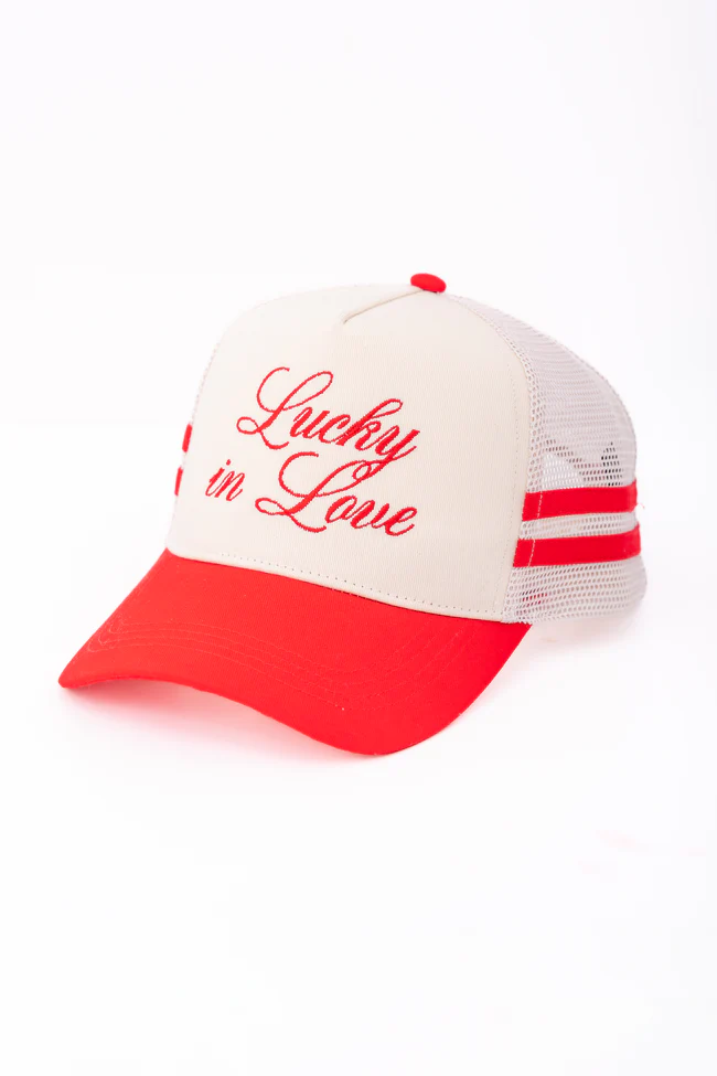 Lucky In Love Trucker Hat FINAL SALE - Image 3