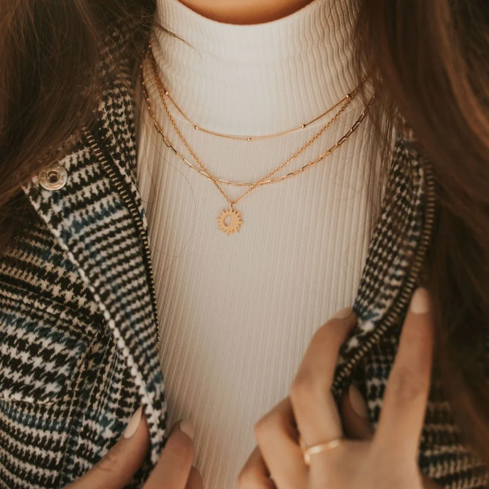 Madeline Gold Filled Paperclip Necklace - Image 5