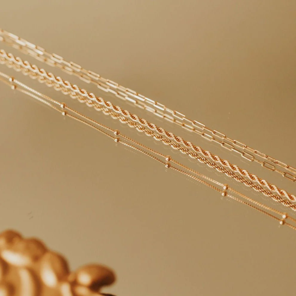 Madeline Gold Filled Paperclip Necklace - Image 8