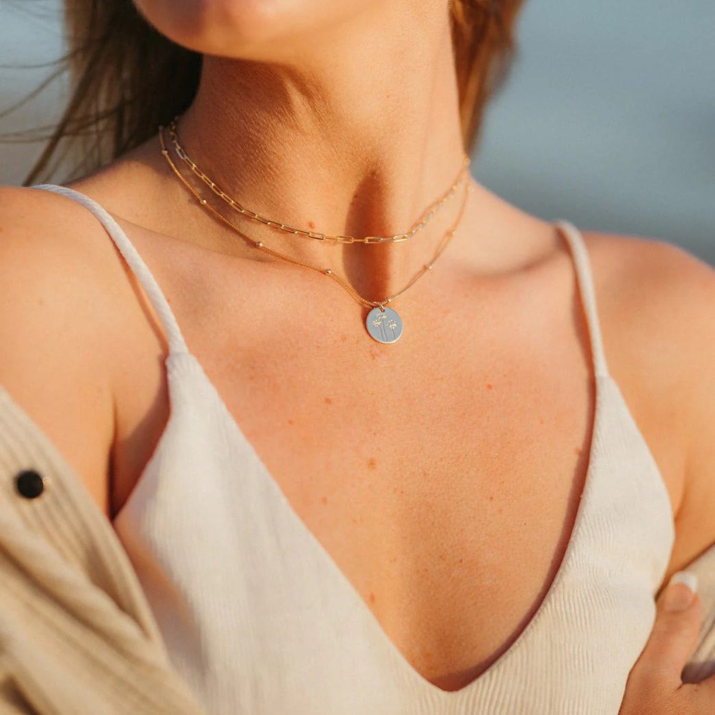 Madeline Gold Filled Paperclip Necklace - Image 9