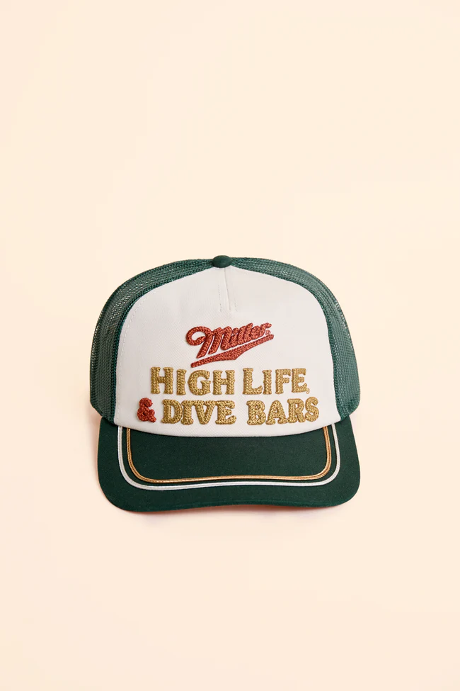 Miller High Life & Dive Bars Trucker Hat FINAL SALE